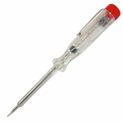 Produktbild von Ironside 120-105 Stromprüfer SB3,5x100mmGS, silber/klar/rot