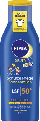 Produktbild von NIVEA sun Kids Sonnenmilch LSF 50+ 200 ml Flasche