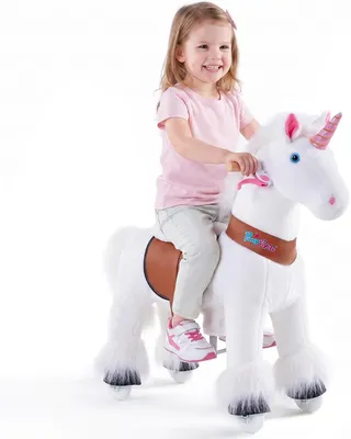 Immagine prodotto di PonyCycle Unicorno bianco con freno 3-4 anni