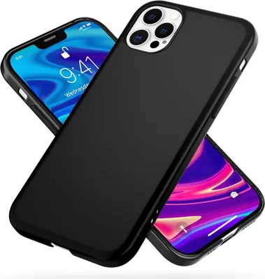 Produktbild von NALIA Hard Case für iPhone 12 Pro Max, Slim Cover Handy Hülle Schutz Tasche Etui Schwarz