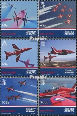 Produktbild von Briefmarken GB - Isle of Man 2014 Mi 1919-1924 (kompl.Ausg.) postfrisch Kunstflugstaffel