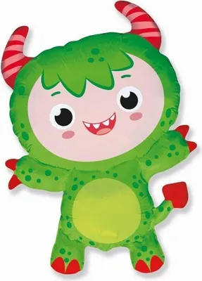 Obrázek produktu pro Fóliový balónek 24 FX - Little monster (zelený)