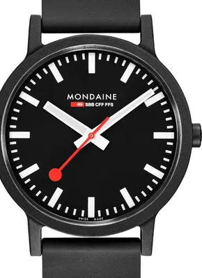 Produktbild von Mondaine Uni Uhr Armbanduhr 41 mm MS1.41120.RB Essence Textil