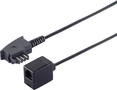 Produktbild von TAE F-Stecker / Western-Buchse 6/4 0,2m