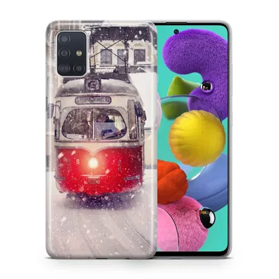 Produktbild von Handyhülle Schutzhülle für Samsung Galaxy S8 Plus Case Cover Tasche Bumper Etuis TPU, Modell:Samsung Galaxy S8 Plus, Motiv auswählen:Straßenbahn