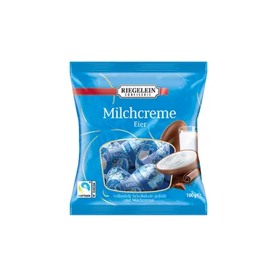 Obrázek produktu pro Riegelein mléčná smetana s vejci pralinky z mléčné čokolády 150g
