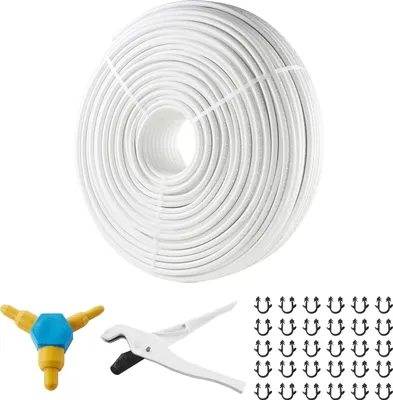 Obrázok produktu pre SucceBuy PEX-AL-PEX rúrka, 300 m, priemer 5/8 palca, hliníkovo-plastová kompozitná rúrka, kyslíková bariéra, podlahové vykurovanie, hrúbka 0,2 cm, vnútorná hliníková vrstva, PEX rúrka pre sanitárne inštalácie