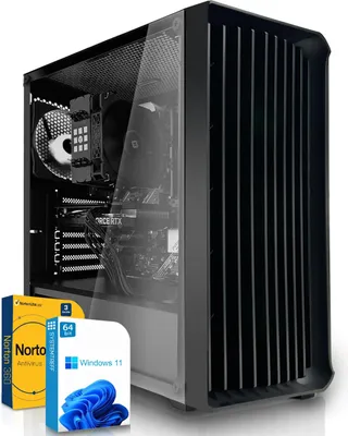 Produktbild von SYSTEMTREFF Office PC - Core i3-12100F - Nvidia GeForce RTX 5050 8GB GDDR6 - 16GB DDR4 - 512GB NVMe - Windows 11 Pro - Desktop
