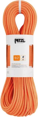 Zwillingsseil "VOLTA Seile" von Petzl in leuchtendem Orange; 9;2 mm dick; für Kletteranwendungen.