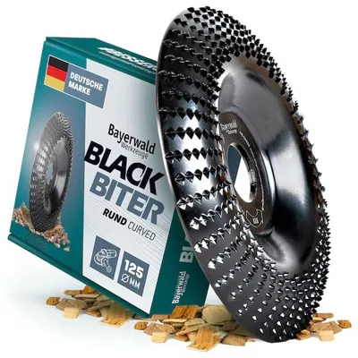 Obrázok produktu pre Brúsny kotúč Bayerwald Black Biter, okrúhly / zakrivený, Ø 125 mm, pre uhlovú brúsku