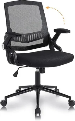 Produktbild von Ergonomischer Bürostuhl, klappbarer Armlehnenbürostuhl