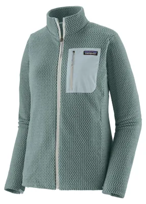 Image de Veste Patagonia Ws R1 Air, couleur bleu sauge, taille M