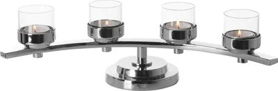 Productafbeelding van Fink DUNJA, wandlamp, 4 lichtpunten, roestvrij staal, aluminium, verchroomd, glad, zilverkleurig, lengte 15 cm, breedte 42 cm, artikelnummer 143101