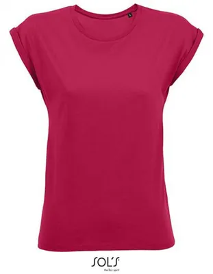 Produktbild von SOLs 01406 | Damen Round Neck T-Shirt Melba - Farbe: Creamy Pink - Größe: M