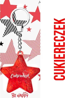 Obrázok produktu pre Kľúčenka v tvare hviezdičky Cukiereczek – Be-Happy Gifts
