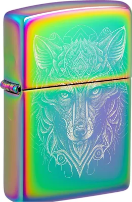 Obrázek produktu pro Zapalova? Zippo Spectrum Photo Image Wolf 60007190 s motivem vlka v pestrobarevném provedení