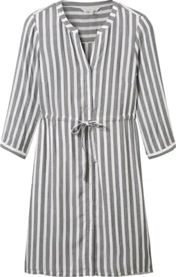 Produktbild von TOM TAILOR Elegantes Kleid mit Gürtel Kurzes Gestreiftes Dress Größe: 36