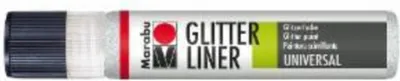Produktbild von Glitter-Liner - Weiß 570 25 ml. Packung mit 6 Stück