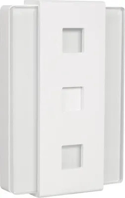 Image de Sonnette deux tons GLASSO 230V blanc, GNS-248-BIA, sundi Zamel