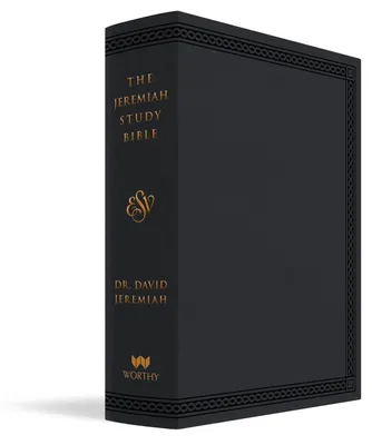 Produktbild von The Jeremiah Study Bible, Esv, Black Leatherluxe (Indexed)