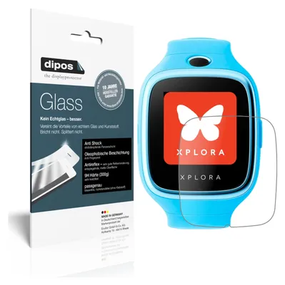 Produktbild von 2x Schutzfolie für XPLORA 3S matt - Anti-Shock 9H Folie Glass Kunststoffglas