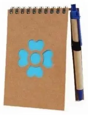 Produktbild von Notizblock „Eco Flower“ mit Kugelschreiber – Fandy
