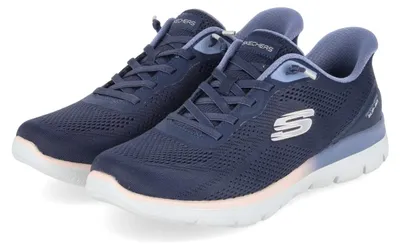 Produktbild von Skechers Damen Slip-ins Sneaker SUMMITS Blau Textil & Synthetik Größe: 381/2