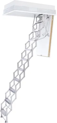 Produktbild von Roto Scherentreppe Ecco bis 275cm Raumhöhe 120x60cm Rohbaumaß