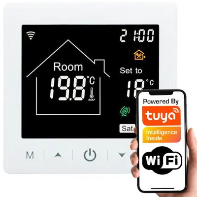 Produktbild von Tuya TR058 Intelligenter 16A Thermostat WiFi für Fußbodenheizung Weiß