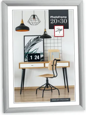 Obrázok produktu pre ZEP Basic, Rámček na jeden obrázok, Strieborná, 20 x 30 cm, Obdĺžnikový