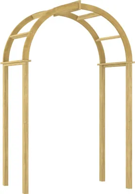Obrázok produktu pre vidaXL Rose arch 141x97x243 cm masívne drevo borovica impregnované