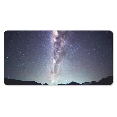 Produktbild von MuchoWow® Schreibtischunterlage Universum - Galaxie - Sternenhimmel - Jungen - Mädchen - Kinder 80x40 cm - XXL Mauspad - Gaming Mauspad