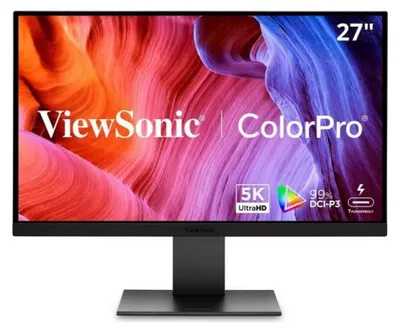 Produktbild von Viewsonic VP2788-5K, 68,6 cm (27"), 5120 x 2880 Pixel, 5K Ultra HD, LED, 5 ms, Schwarz