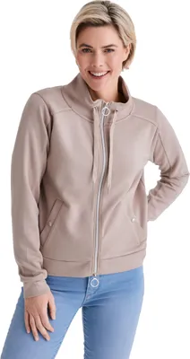 Produktbild von Stooker Women JARA BASIC STRETCH Damen Sweatjacke Regular Fit 44/46 string