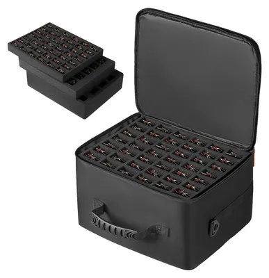 Zdjęcie produktu dla VEVOR – miniaturowa torba do przechowywania figurek Warhammer 40k w skali 500–750, torba transportowa z regulowanym paskiem na ramię, 3 warstwy pianki zapewniające dużą pojemność (figurki nie wchodzą w skład zestawu)