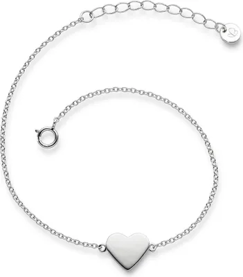 Produktbild von Glanzstücke München Armband Herz Sterling Silber 17,0 cm Basislänge + 3,0 cm Verlängerung 60603088