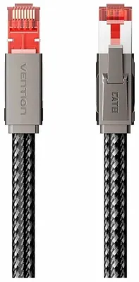 Produktbild von Vention IKMHJ, 5 m, Cat8, S/FTP (S-STP), RJ-45, RJ-45, Schwarz