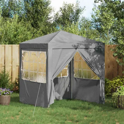 Produktbild von "2026 Moderne"Pavillon(Wasserdicht) elegantes Design - Gartenzelt/Partyzelt - Hellgrau 200x200x240cm PE und Stahl - Pavillons & Partyzelte BestMöbel 611117