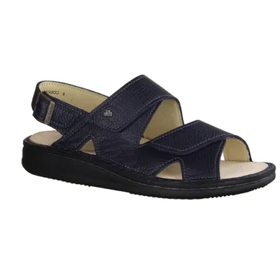 Produktbild von Finn Comfort Toro-Soft Herren Sandale, Bequem, Dunkelblau, Leder, Classic - Herrenschuhe Sandale / Pantolette, Blau, leder (hillcrest)