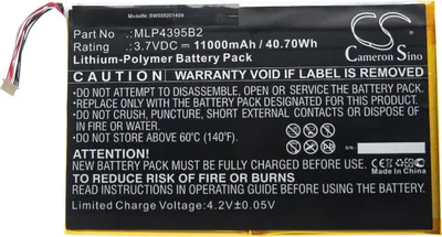 Produktbild von vhbw Akku Ersatz für Autel MLP4395B2 für Kfz-Diagnosegerät (11000 mAh, 3,7 V, Li-Polymer)