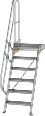 Zdjęcie produktu dla Schody aluminiowe z platformą 60° 300366