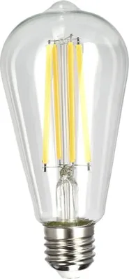 Produktbild von DARI LED Filament dekoracyjny Glühbirne 11W, E27, 3000K, 1521lm, 230V, CLEAR ST64, EDO777626