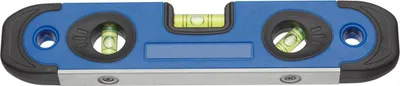 Produktbild von HEYTEC Wasserwaage Kompakt 3 Libellen Länge: 230 mm blau / schwarz