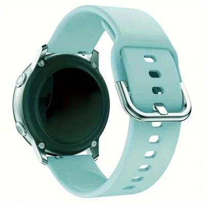 Immagine prodotto di Bracciale da 22 mm, compatibile con smartwatch Samsung, Xiaomi, Huawei, Amazfit, Garmin, con fibbia in metallo, colore verde menta