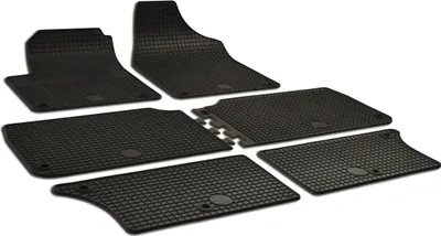 Produktbild von Walser Gummimatten für VW Sharan 6-teilig BJ 1996 - 2009, Seat Alhambra 6-teilig BJ 1996 - 2009, 50443