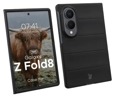 Produktbild von Robuste Handyhülle für Galaxy Z Fold8, Bizon Case Tur, Schwarz