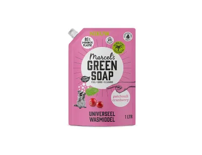 Produktbild von Marcel's Green Soap Universalwaschmittel Patchouli & Cranberry Nachfüllpackung (1000 ml)