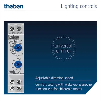 Produktbild von Theben Reiheneinbau-Dimmer DIMAX 534 plus 5340001