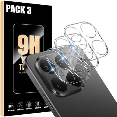 Image de Lot de 3 Protection Objectif Verre Trempé pour Xiaomi 15T, Antichoc Anti-Rayures 9H