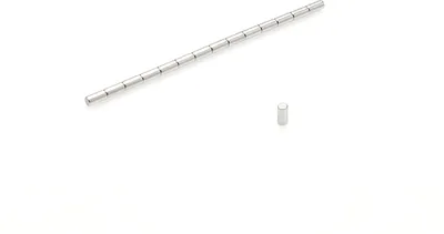 Produktbild von Neodym Magnete 2 x 4 mm 10 Stück  mm N38, Extrem stark, Magnettafeln, Kühlschränke, Whiteboards, DIY